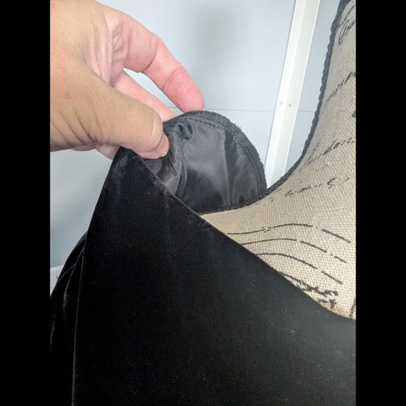 Talbots Elegant Black Velvet Dress - Picture 8 of 11